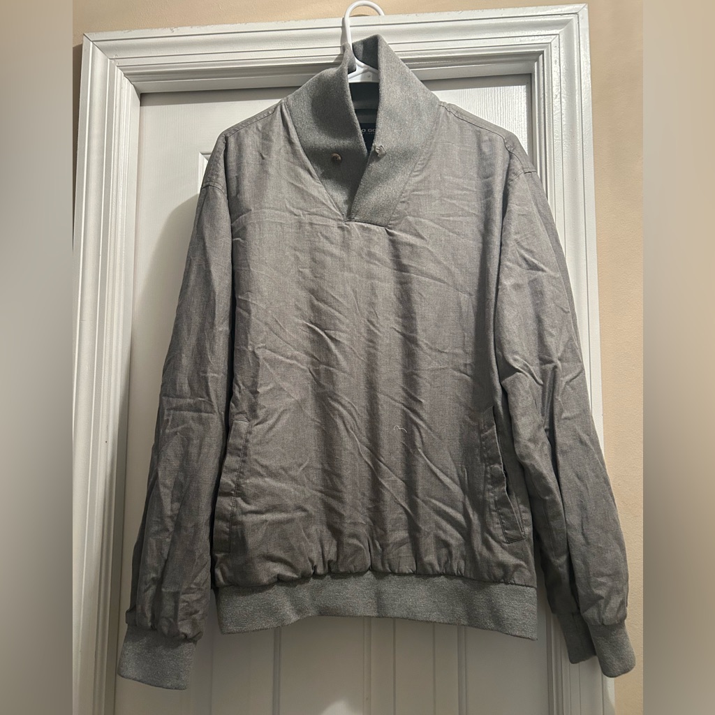 Ralph Lauren Polo Golf Jacket In Gray